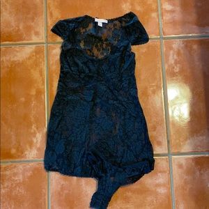 Scoop top with matching thong